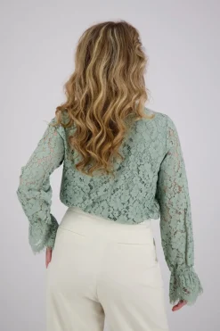 Blouse Perla Lace Groen