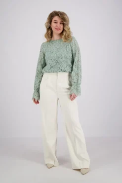 Blouse Perla Lace Groen