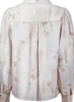 Blouse print Beige