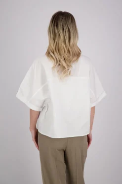 Blouse Quin Batsleeve Wit