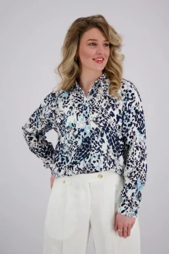 Blouse Raglan Blauw