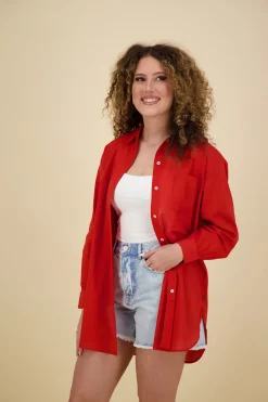 Blouse Rood