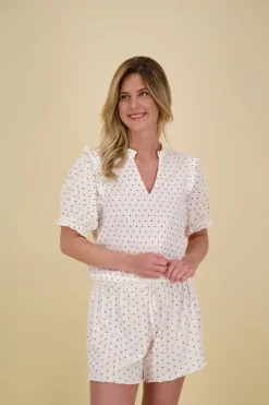 Blouse Rosalie Heart Wit