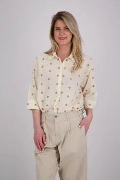 Blouse Scattered Emboidery Wit