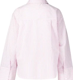 Blouse Stripes Roze
