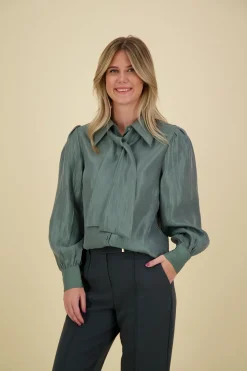 Blouse Veronne Shimm Ray Groen