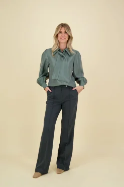 Blouse Veronne Shimm Ray Groen