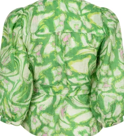 Blouse wrap Floral Treasure Groen