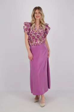 Blouse Yaella Ikat Paars