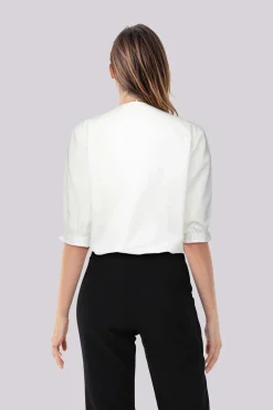 Blouson Broderie Wit
