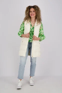 Bodywarmer Kika with hood Beige