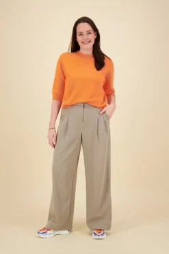 Bomont Sweater 3/4 Oranje | Gratis bezorging - Bomont.nl