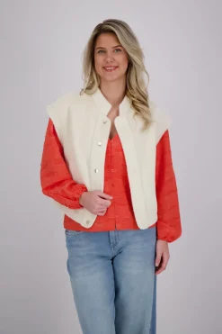 Boxy Vest Teuntje Beige