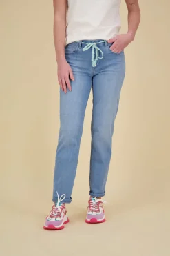 Broek Bobby 7/8 Blauw