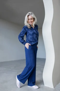 Broek Donkerblauw