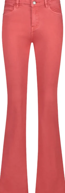 Broek Florez Flared  Rood