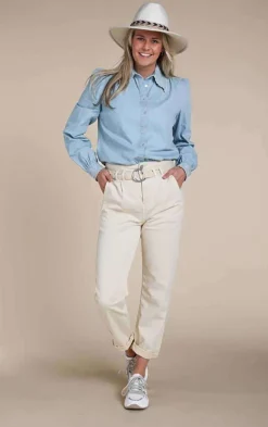 Broek Lisette Gebroken Wit