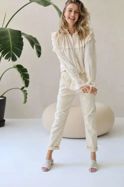 Broek Lisette Gebroken Wit