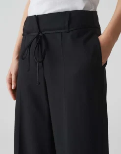 Broek Misha belt Zwart