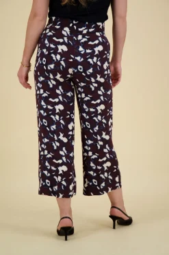 Broek Misha Floral Paars