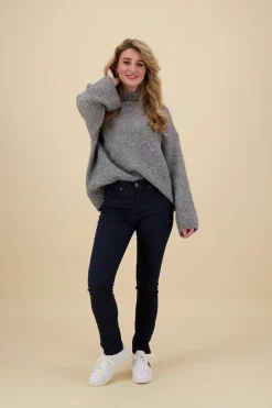 Broek 5-Pocket Superstretch Lang Donkerblauw