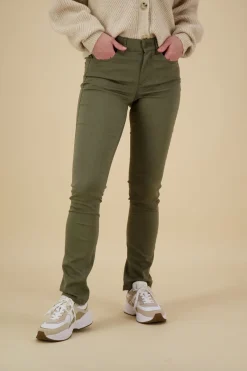 Broek 5-Pocket Superstretch Lang Groen