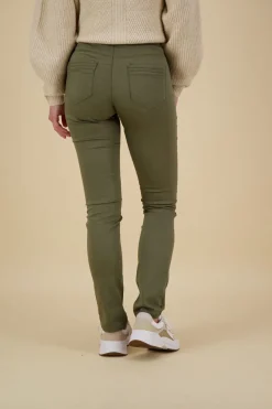 Broek  5-Pocket Superstretch Lang Groen