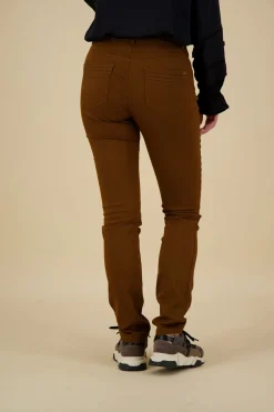 Broek  5-Pocket Superstretch Lang Bruin