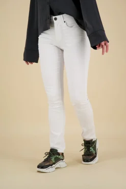 Broek 5-Pocket Superstretch Lang Wit
