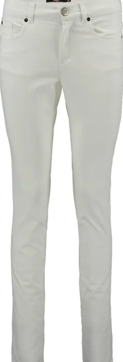 Broek  5-Pocket Superstretch Lang  Wit