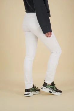 Broek  5-Pocket Superstretch Lang  Wit