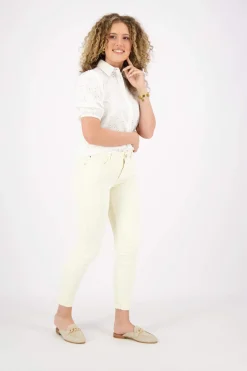 Broek Vice Gebroken Wit