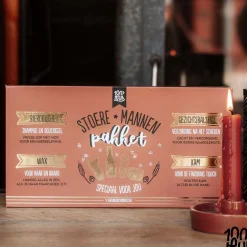 Cadeaupakket  Stoere Mannenpakket Bruin