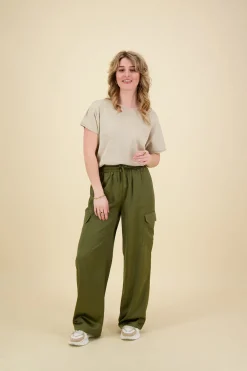 Cargo Pantalon Groen