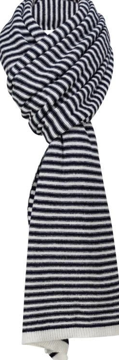 Cassy stripe Sjaal Blauw