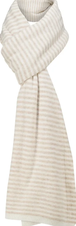 Cassy stripe Sjaal Wit