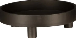 Deco plateau ø30,5cm zwart Zwart