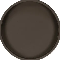 Deco plateau ø30,5cm zwart Zwart