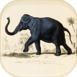 Decoratie Tray Safari Olifant  Beige