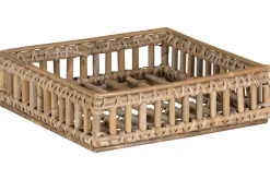Dienblad Rotan Grijs