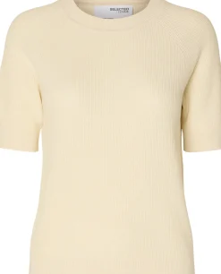 Gebreide Top Elinna  Wit
