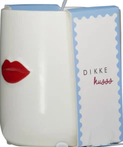 Geurkaars Kusss Wit/Rood