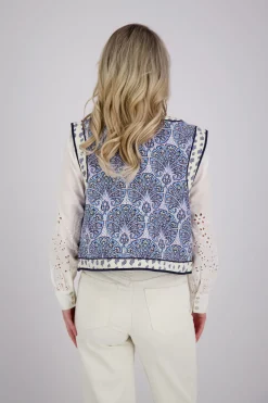 Gilet Delphine Blauw