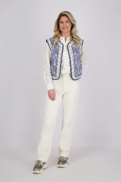 Gilet Delphine Blauw