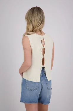 Gilet Dotties Beige