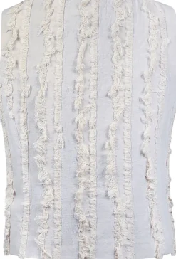Gilet Fringes Bruin
