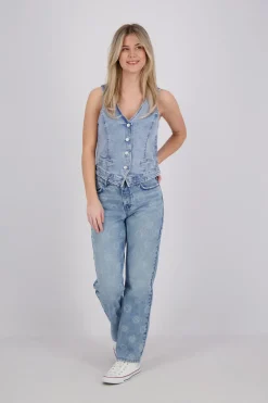 Gilet Halsey Blauw