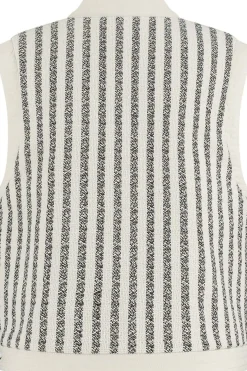 Gilet Helen Short Zwart-Wit