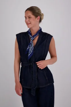 Gilet Josephine Rue Blauw