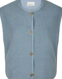 Gilet Mariko Teddy Blauw